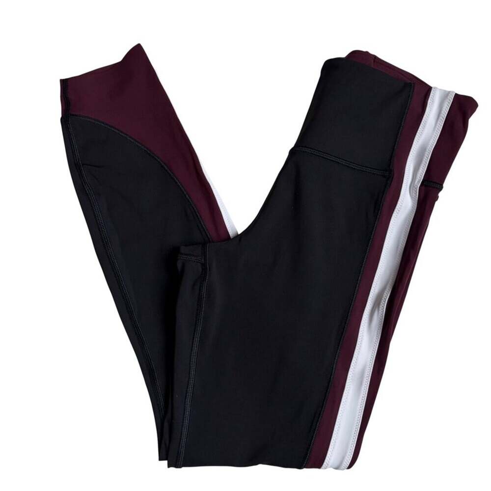 Athleta Leggings Crunch Colorblock 7/8 Tight (Supersonic) - Size Small